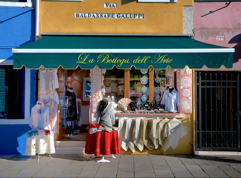 la bottega dell'arte a Burano