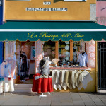 la bottega dell'arte a Burano