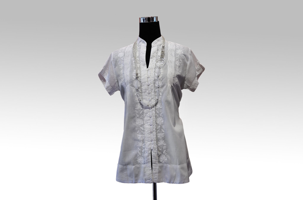 Camicia in cotone battista